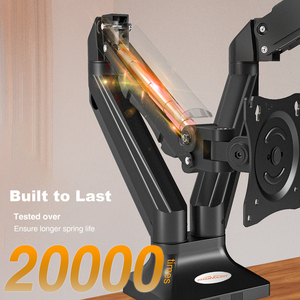 Nuevo Soporte de Escritorio Ajustable con Resorte de Acero para Monitor, Giratorio 180°, con Abrazadera en C y Base de Montaje para Monitor de Escritorio - Product Image 2