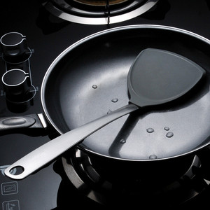 <b>Silicone</b> Spatula 304 Stainless Steel Non Stick Pan Kitchen Cooking <b>Tool</b> Heat Insulating - Product Image 1