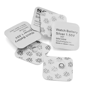 Batteria a Bottone Economica all'Ossido d'Argento 1.55V <span class=keywords><strong>337</strong></span> SR416SW per Orologi, Batteria a Moneta <span class=keywords><strong>337</strong></span> per Sony D337 V337 - Product Image 3