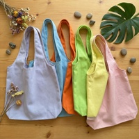 Sac fourre-tout en toile avec logo personnalisé, grande capacité, écologique, pour le shopping et les trajets quotidiens, taille moyenne, options multicolores