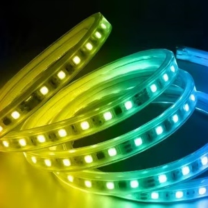ไฟ LED RGB แบบเส้น SMD5050, DC12V/24V, IP20 ความสว่างสูง, รีโมท USB, ความกว้าง 8/10 มม., รับผลิตตามสั่ง (OEM), สำหรับตกแต่งงานแต่งงาน - Product Image 2