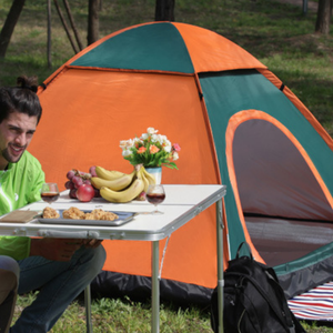 Tente de <span class=keywords><strong>camping</strong></span> pliable entièrement automatique pour 3-4 personnes, ouverture rapide, tissu Oxford imperméable 1000 mm, équipement de plage toutes saisons - Product Image 4
