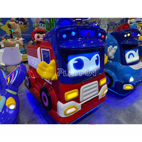 Vente en gros usine Nouveau design Équipement de parc d'attractions Voiture à bascule interactive pour enfants en forme de bus scolaire pour centre commercial