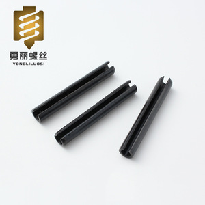 Goupille à ressort Yongli GB879 en acier creux fendu, noircie, M1.5 M2 M3 M4 M5 M6 M8 M10, usage général - Product Image 1