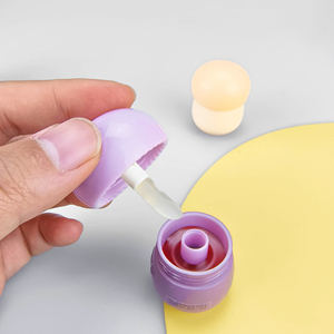 Envases de brillo de labios con forma de seta para niños, tubos vacíos de belleza de lujo rosa con impresión de etiquetas privadas - Product Image 5