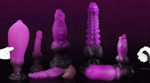 Monster Knot Horse Pene Big Fantasy Dragon Dildo con 3 nudos de perro Consolador anudado gigante grueso para punto G Juguetes sexuales para adultos Hombres Mujeres - Product Image 6