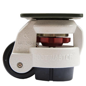 Heng sheng 60F/80F/100F/120F Flache Stütz stufe Einstellbare Rolle Schwere Ausrüstung Nylon Universal rad Industrie rollen - Product Image 1