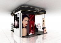 Kiosque de parfum de centre commercial écologique moderne Design Retail Store Island pour vitrine à vendre