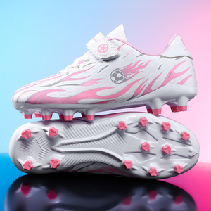 Chaussures de football en cuir de sport pour hommes, chaussures de football de haute qualité pour jeunes, chaussures de sport d'extérieur pour l'entraînement au football - Product Image 3