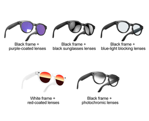 Lentes Inteligentes W611pro con Resistencia al Agua IPX-6, Control Táctil para Escuchar Música, Traducción de Voz, Reconocimiento de Objetos por IA - Product Image 2