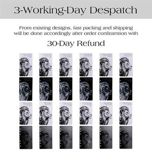 Hongbo raccoglitore economico per cruscotto opaco a 4 colori più venduto con 6 inserti in pelle - Product Image 3