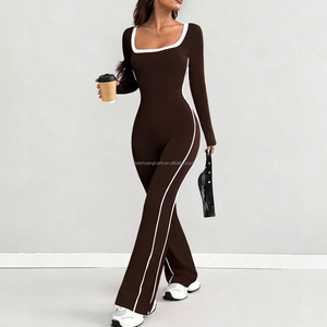 Mono <span class=keywords><strong>de</strong></span> Mujer Personalizado con <span class=keywords><strong>Espalda</strong></span> <span class=keywords><strong>Descubierta</strong></span> y Contraste <span class=keywords><strong>de</strong></span> Color para Damas - Product Image 1