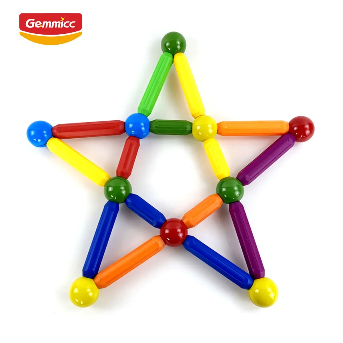 Gemmicc China STEAM Toy Factory Oem Manufacturer Educational Magnetic Stick Toy