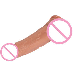 XISE <span class=keywords><strong>20cm</strong></span> Dual Layer Silikon <span class=keywords><strong>Dildo</strong></span> Echter Schwanz Big Penis Adult Sexspielzeug Großhandel Gummi Dong für Frauen Homosexuell Männer - Product Image 3
