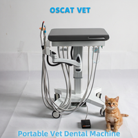 Appareil dentaire vétérinaire OSCAT, appareil dentaire portable, compresseur séparé, équipement médical vétérinaire EX-36A