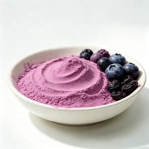 Polvo de Jugo de Arándanos Instantáneo con Aroma Frutal Suave, Polvo de Fruta Seca por Pulverización, Aditivo de Sabor para Alimentos - Product Image 1