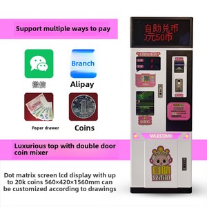 Máquina automática de cambio de moneda de alta calidad, juego de arcade de vídeo personalizable para niños, pantalla de matriz de puntos que funciona con monedas - Product Image 2