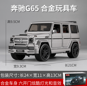 1:24 Escala Mercedes Benz G63 Liga Modelo Carro Off-Road Brinquedo Simulação para Meninos Hobby Display Case Idéia do Presente - Product Image 6