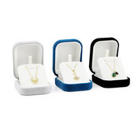 Boîte de rangement ronde en velours FANDIJI pour bijoux, petite boîte de présentation pour bijoux, vente en gros, emballage personnalisé pour bijoux