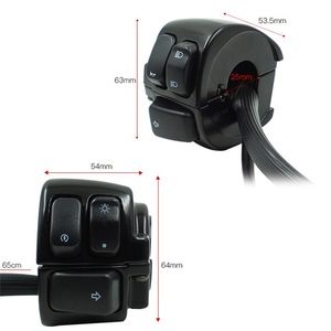 Contrôleur <span class=keywords><strong>de</strong></span> <span class=keywords><strong>vitesse</strong></span> universel 22 mm pour <span class=keywords><strong>moto</strong></span> avec interrupteur intégré et connecteur Bullet - Product Image 4