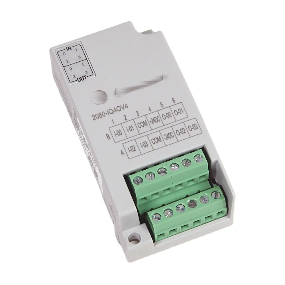 Pengontrol yang dapat diprogram Combo PN-125480 Micro800 8 Point Digital Combo (wastafel) 2080-IQ4OV4