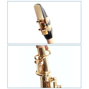 Tube <span class=keywords><strong>droit</strong></span> <span class=keywords><strong>Saxophone</strong></span> <span class=keywords><strong>Alto</strong></span> Clé Sib <span class=keywords><strong>Saxophone</strong></span> <span class=keywords><strong>Alto</strong></span> Tube <span class=keywords><strong>droit</strong></span> <span class=keywords><strong>Saxophone</strong></span> <span class=keywords><strong>Alto</strong></span> Cuivre pur Laqué Or - Product Image 4