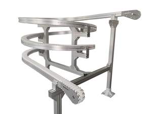 Sıcak satış Spiral POM modüler konveyör bandı vidalı alüminyum eğimli endüstriyel gıda içecek taşımacılığı için kullanılır - Product Image 6