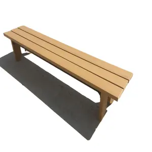 Weather Resistant Plastic Bench for Outdoor Garden