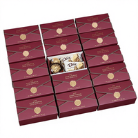 Boîte à bonbons rectangulaire personnalisée avec logo, en carton portable, pour chocolats, idéale pour les fêtes et les cadeaux invités
