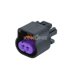 Kinkong-montaje de conector automotriz, Sensor ABS GT 150, sellado hembra de 2 vías, 15326801, 13510085