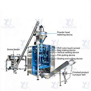 Machine d'emballage VFFS automatique haute précision YH pour farine <span class=keywords><strong>de</strong></span> blé, pour l'emballage en sachet <span class=keywords><strong>de</strong></span> 1 à <span class=keywords><strong>5</strong></span> <span class=keywords><strong>kg</strong></span> <span class=keywords><strong>de</strong></span> farine <span class=keywords><strong>de</strong></span> maïs - Product Image 5