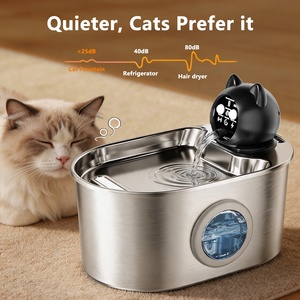 <span class=keywords><strong>Bebedero</strong></span> Inteligente Inalámbrico para Mascotas con Sensor, 2.2L, Acero Inoxidable 304, Dispensador Automático <span class=keywords><strong>de</strong></span> Agua para Perros y Gatos con Temporizador, OEM - Product Image 6