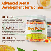 Gummies naturels halal Ausreson au pollen d'abeille, supplément de santé en gros, 1000mg, avec gelée royale et miel