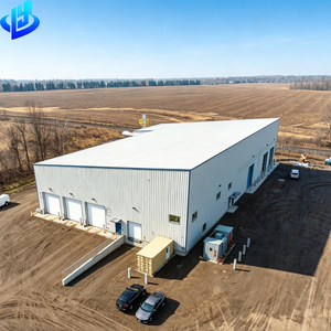 Bâtiments préfabriqués modernes personnalisés pour projets <span class=keywords><strong>de</strong></span> construction métallique, kits <span class=keywords><strong>de</strong></span> structures <span class=keywords><strong>en</strong></span> acier rouge pour entrepreneurs - Product Image 4