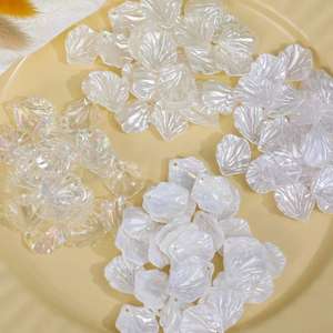 500グラム/バッグ小型シェルキャベツの葉ビーズ模造真珠DIYビーズイヤリングジュエリーアクセサリー - Product Image 4