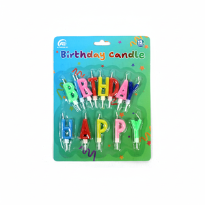 8.5 \ "buon compleanno candela per la decorazione di torte 288 pz/Cs - Product Image 2
