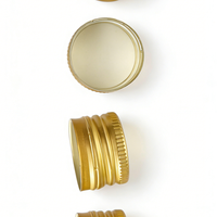 Bouchon à vis antivol en aluminium pour bouteilles avec spécifications 26*16mm, qualité alimentaire