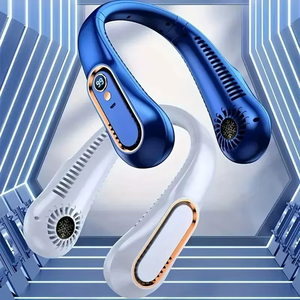 Belle conception vente chaude Portable suspendu cou ventilateur cinq vitesses Usb Rechargeable ventilateur été voyage Sports de plein air ventilateurs Portable - Product Image 4