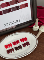 Automne/hiver bricolage UV LED Gel vernis à ongles ensemble dans le vin rouge nouvel an couleurs de noël fournitures de beauté longue durée
