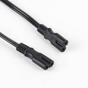 New Mỹ Cắm Mỹ Hình 8 Cáp Điện 2 Pin Prong Mỹ Dây Điện Cho PS4 Máy Tính Xách Tay Chiếu Sáng - Product Image 2