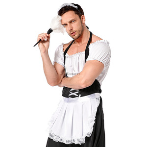 Nouveau Maid Cosplay Costume Hommes Femmes Anime Maid Outfit Adulte Longue Robe Lolita Noir et Blanc Tablier Robes S-XXXL - Product Image 4