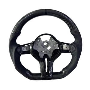 Volante Deportivo de Fibra de Carbono y Cuero con LED para <span class=keywords><strong>BMW</strong></span> Serie 1 3 4 5 F20 F30 F31 F35 F10 F11 F18 E90 E91 E92 E93 G - Product Image 3