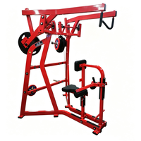 Appareil de musculation Iso-Lateral à charge par disques certifié CE pour l'entraînement des épaules, des bras et du dos, réglable, durable, pour salle de sport commerciale