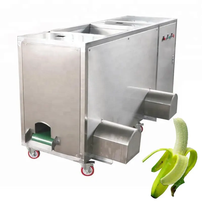 Macchina professionale per la rimozione della buccia di banana della piantaggine della sbucciatrice della banana verde cruda nuova professionale in vendita