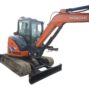 Excavadora hidráulica HITACHI ZX55 diésel de tamaño mini usada original con excelentes condiciones de trabajo de alta calidad a la venta - Product Image 1