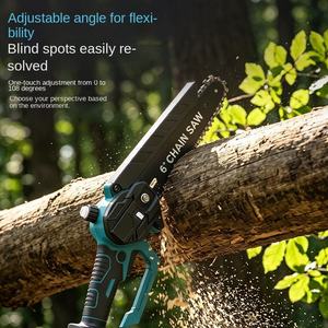 Set di <span class=keywords><strong>Attrezzi</strong></span> da Giardino Multifunzione Senza Fili 4 in 1, Trimmer a Batteria, Mini Motosega e Decespugliatore per <span class=keywords><strong>Attrezzi</strong></span> e Attrezzature da Giardino - Product Image 3
