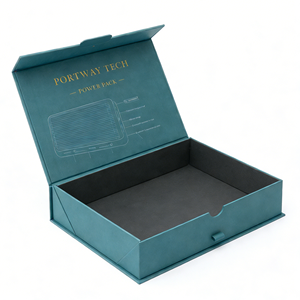 Caja Rígida Magnética Plegable de Alta Calidad con Laminado Brillante/Mate y Grabado en Relieve para Empaque de Auriculares y Accesorios Electrónicos - Product Image 5