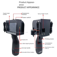 Imprimante à jet d'encre portable, machine d'impression industrielle facile à utiliser, vente chaude