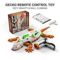 Gecko RC grimpeur de murs 2.4G anti-interférence avec suivi de lumière 360° °   Voiture télécommandée rechargeable en forme de lézard pour enfants