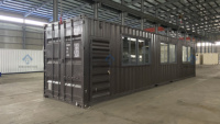 Maison portable 40HQ, réutilisable, type conteneur mobile, pour zone de combat, abri temporaire, habitable immédiatement